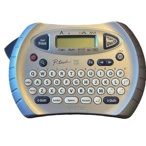 BROTHER P-TOUCH PT-70 Silver Label Maker TESTED